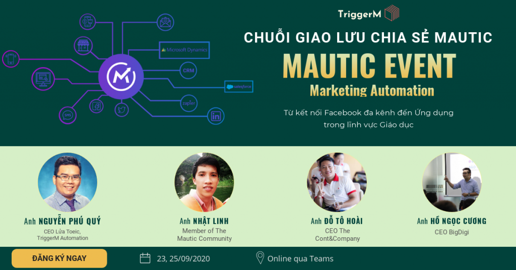 chuỗi giao lưu chia sẻ Mautic